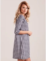 Šaty EN SK 4335.08 čierna a biela