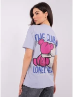 Tričko D12022AH02645Y svetlo fialové