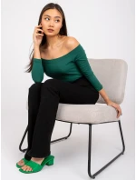 Blúzka RV BZ 4692.05X tmavo zelená