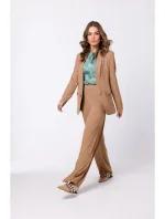 S331 Blúzka bez rukávov - béžová