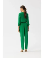 S355 Kombinéza s deleným výstrihom - zelená