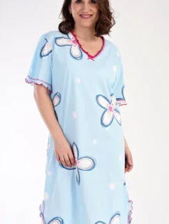 Dámska nočná košeľa s krátkym rukávom Veronika