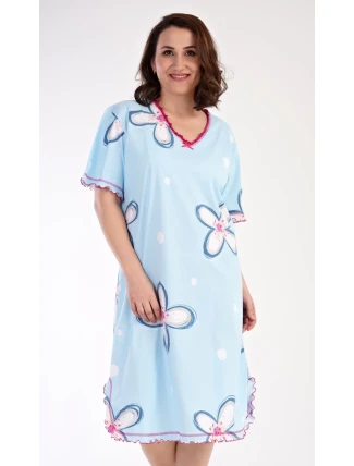 Dámska nočná košeľa s krátkym rukávom Veronika