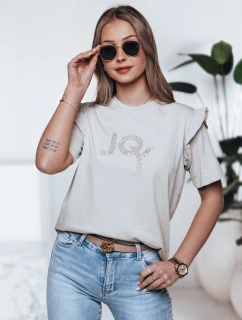 Dámske pistáciové tričko JOY FashionStreet RY2525