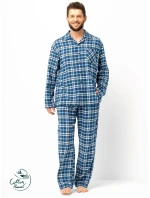 Pánske pyžamo Key MNS 492 B25 dĺžka/r M-2XL so zipsom Pánske pyžamo Key MNS 492 B25 dĺžka/r M-2XL so zipsom