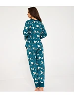 Pyžamo Cornette 514/509 Virginia, s dlhými rukávmi, veľkosti S–2XL, na zapínanie