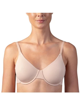 Dámska nevyztužená podprsenka MICROFIBER SOFT CUP BRA - BELLINDA - nude