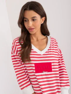 Blúzka RV BZ 9579.70 bielo-červená