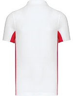Kariban K 232 Dvojfarebné polo tričko s piké vzorom „Flag“ 20.K232 biele/červené Kariban K 232 Dvojfarebné polo tričko s piké vzorom „Flag“ 20.K232 biele/červené