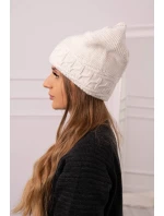 Dámska čiapka Aniela K338 ecru