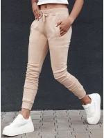 Dámske tepláky FITS beige FashionStreet UY2144