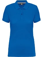 WK WK 275 Dámske pracovné polo z hrubej bavlny 20.W275 svetlo kráľovská modrá