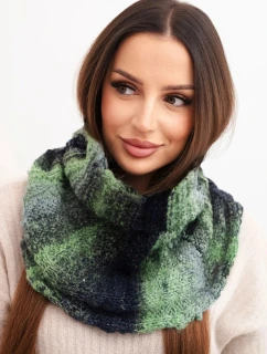 Dámsky vlnený mäkký golfový šál zimný KN21 zelený