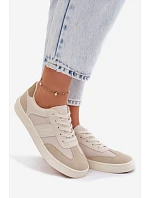 Dámske nízke tenisky Big Star TT274768 Beige