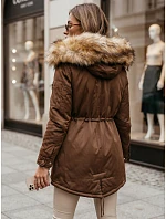 Dámska zimná bunda VIXEN hnedá FashionStreet TY3871 Dámska zimná bunda VIXEN hnedá FashionStreet TY3871