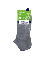 Krátke pánske bambusové ponožky BAMBUS AIR IN-SHOE SOCKS - Bellinda - šedá