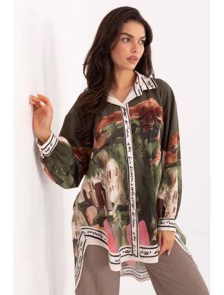 Košeľa s dlhým rukávom model 218394 Rue Paris