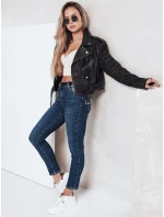 Dámske džínsové nohavice BEVINO tmavomodré FashionStreet UY2200
