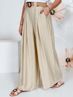 Dámske nohavice MIRELOU beige FashionStreet UY2716