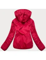 Dámska krátka červená bunda 2 v 1 (H1029-29)