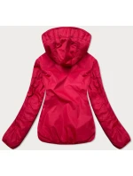 Dámska krátka červená bunda 2 v 1 (H1029-29)