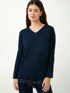 Vamp - Pyžamo so zlatými detailmi 21014 - Vamp