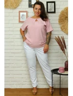 Dámska blúzka Elida BA336 púdrovo ružová - Karko Dámska blúzka Elida BA336 púdrovo ružová - Karko