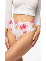 Pivoňka Simple Brasil Maxi nohavičky bielo-červené - Julimex Pivoňka Simple Brasil Maxi nohavičky bielo-červené - Julimex