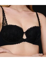 Dámska podprsenka Body Make-Up Illusion Lace Dirndl Bra - BLACK - black 0004 - TRIUMPH