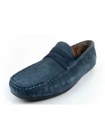 Wrangler Pánske mokasíny Maifield z prírodnej semišovej kože Navy Blue
