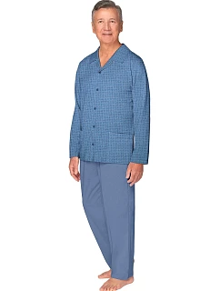 Martel 403 Antoni III pyžamo dĺžka/r M-2XL pánske pyžamo na zips