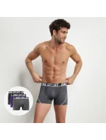 Pánske športové boxerky 3 ks DIM SPORT MICROFIBRE BOXER 3x - DIM SPORT - šedá