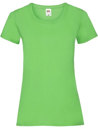 Fruit of the Loom Lady-Fit Valueweight T Dámske tričko 16.1372 limetková Fruit of the Loom Lady-Fit Valueweight T Dámske tričko 16.1372 limetková