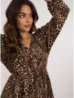 Šaty DHJ SK 19861 2.02 čierno-béžové Šaty DHJ SK 19861 2.02 čierno-béžové