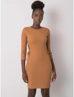 Šaty LK SK 508687.17P svetlo hnedá