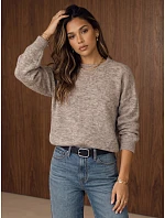 Dámsky oversize sveter s vlnou Fango od FashionStreet MY2648 Dámsky oversize sveter s vlnou Fango od FashionStreet MY2648