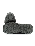 Lee Cooper pánske zimné trekingové topánky zateplené nepremokavé čierne