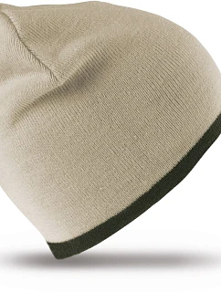 Result Headwear RC 046X Obojstranná pletená čiapka 28.046X stone/olive