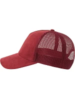 Atlantis Headwear Rapper Suede-S 5-panelová truckerová čiapka 33.0261 cardinal Atlantis Headwear Rapper Suede-S 5-panelová truckerová čiapka 33.0261 cardinal