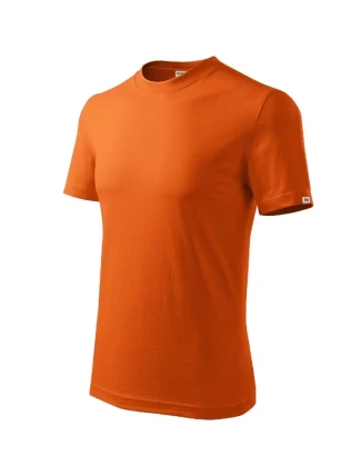 Základné tričko unisex oranžová 11 (štítok značky)