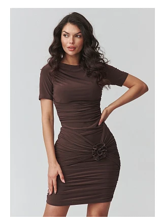 Večerné šaty model 227587 Makadamia