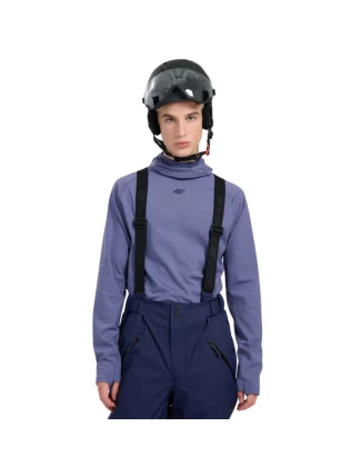 Pánska termo mikina 4F M100 denim 4FWAW25UBRUM100 32S pánska