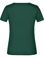 Daiber JN 789 Dámske tričko z hrubej bavlny 02.0789 tmavozelené