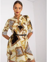 Šaty DHJ SK 5766AB 6.76 svetložltá