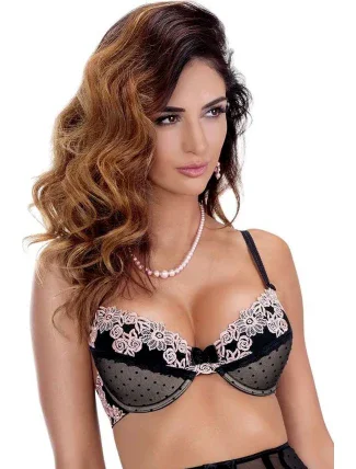 Dámska podprsenka Nefer push-up - ROZA