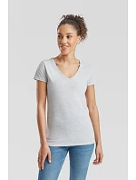 Fruit of the Loom Lady-Fit Valueweight V-Neck T Dámske tričko s výstrihom do V 16.1398 tmavomodrá