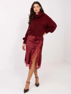 Sukňa MI SD 3275.57 bordová