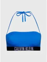 Dámska plavková podprsenka Bandeau KW0KW01966 C4X modrá-čierna - Calvin Klein