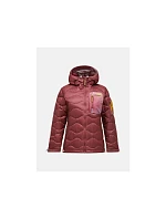 Dámska péřová bunda PEAK PERFORMANCE, model Helium Aop Utility Down Hood, farba: viacfarebná Dámska péřová bunda PEAK PERFORMANCE, model Helium Aop Utility Down Hood, farba: viacfarebná
