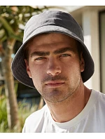 Beechfield B 90N Klobúk „Organic Cotton Bucket Hat“ 53.090N grafitovo šedý Beechfield B 90N Klobúk „Organic Cotton Bucket Hat“ 53.090N grafitovo šedý